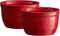 Emile Henry Made in France 5 oz Ramekin (Set of 2), 3.5" by 2", Burgundy Red...