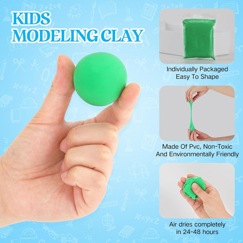 Air Dry Clay, 6.3OZ White Molding Clay, Soft Modeling Clay for Kids, Age 3-12, Air Dry Clay for Adults, Light Weight Air Dry Clay, Perfect Clay fo...