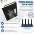 Floating Shelf For Projector Aluminum Alloy, Wifi Router Wall Mount Shelf, Cable Box Shelf For Wall Mounted Tv, Dvd Player Shelf, Shelf For Projec...