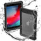 ShellBox Case for iPad Mini 5/4 7.9 Inches,Full-Body Protective Bumper Case,with Pencil Holder,Rugged Folding Kickstand,Lanyard,IP68 Waterproof Du...