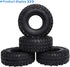 4PCS 1.9 Crawler Tires Outer Diameter 114mm with Foam Inserts for 1/10 RC Rock Crawler Axial SCX10 SCX10 III AXI03007 D90 TF2 MST Tamiya CC01...