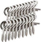 Hangman 20 Piece Christmas Lights Hanger Hooks, Stainless Steel (QH-20)...
