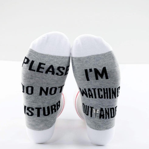 TSOTMO 2 Pairs TV Show Merch TV Show Lover Inspired Novelty Socks Dragonfly Gift Jamie Fans Gift...