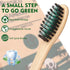 Bamboo Toothbrushes Soft Bristles- 10 Pack Eco-Friendly Toothbrush for Adult, BPA-Free Natural Biodegradable Compostable Charcoal Wooden Tooth Bru...