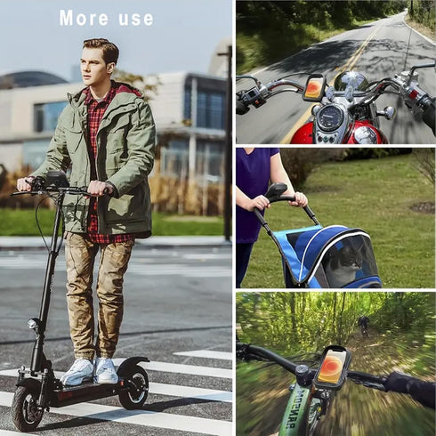 Bike Phone Holder EVA Waterproof Bike Front Frame Bag Top Tube Bike Bag Bicycle Phone Mount Cycling Pouch with Rain Cover Bike Accessories Gifts f...
