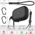 WaterProof Case for AirPods pro 2nd generation, Anti-Lost Silicone Protective Cover, Wireless Charging & LED Visible, with carabiner(Black 01)...