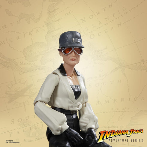 Indiana Jones and The Last Crusade Adventure Series Dr. Elsa Schneider Action Figure, 6-inch Action Figures, Toys for Kids Ages 4 and Up, Medium...