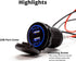 Heavy Duty 5V Dual USB 4.2A Charger with Blue LED for Marine, Boat, Motorcycle, Trucks, Golf Cart, Automotive, Cars and More......