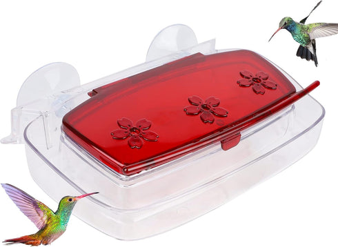 Juegoal Window Hummingbird Feeder, 8-Ounce...
