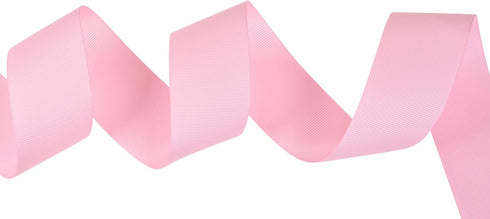 YAMA Solid Grosgrain Ribbon 1 1/2 inch 50 Yards for Gift Package Wrapping Floral Design Crafting Party Wedding Decorations, Pearl Pink...