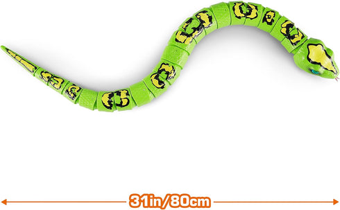 Robo Alive King Python by ZURU (Frustration Free Packaging) Battery-Powered Robotic Snake , Interactive Kids Toys, Giant Prank Snake Toy for Boys,...