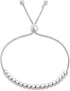 Verona Jewelers Sterling Silver Italian Adjustable Bolo Bead Ball Bracelet- Slider Bracelet For Women,Silver Bead Bracel......