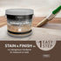 WOCA Denmark - Diamond Oil Active, Smoke Brown -0.9 oz- Wood Finish - Stain and Protection for Furniture, Floors,Trim and Cabinets...