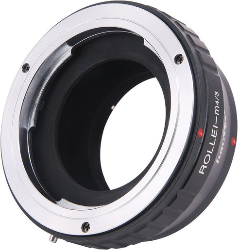 Haoge Manual Lens Mount Adapter for Rollei 35 SL35 QBM Quick Bayonet Mount Lens to Olympus Micro Four Thirds MFT M4/3 M43 Mount Camera...
