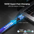 VCOM USB 4 Cable for Thunderbolt 4 Cable 4 FT, 100W Cable with 40Gbps Data and 8K@30Hz 5K@60Hz or Dual 4K Video,Compatible with Thunderbolt 3/4 Ca...