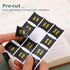 48 pieces Monthly Tabs, Adhesive Month Tabs for Planner Black Monthly Calendar Stickers Monthly Tabs for Planners Journal Notebook Office School S...