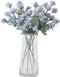 3 Pack Artificial Thistle Flowers Eryngiums Faux Plants Floral Tree Picks Christmas Greenery Picks and Sprays for Garden Wedding Prom Party Bouque...