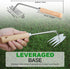 Weed Puller Tool, Gardening Hand Weeder Tools, Weeding Tool with Wood Handle, V-Shaped 4 Teeth Dual Purpose Weeding Tools Suitable for Garden, Far...