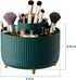 360° Rotate Makeup Brush Holder Organizer, Makeup Organizers Countertop, Makeup organization and Skincare Storage for Vanity, Desktop, Bathroom (G...