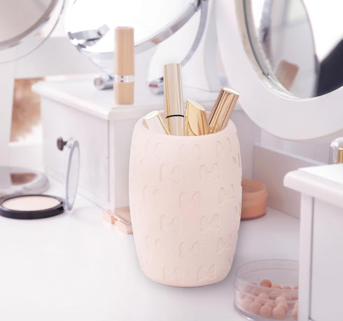 Disney Minnie Mouse Bathroom Tumbler - Pink Resin Toothbrush/Pen Holder - Bathroom Décor...