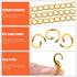 Tanstic 102Pcs 30 Feet Jewelry Making Chains Necklace Chains Bulk Cable Link Chain with 50Pcs Jump Rings, 50Pcs Lobster Clasps, Pliers for Bracele...