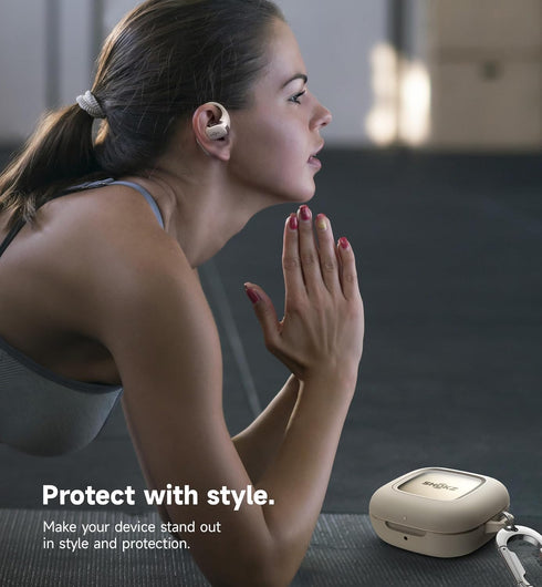 SURITCH for SHOKZ OpenFit Case Cover, Shockproof Magnetic Cases for SHOKZ OpenFit Open-Ear Earbuds True Wireless Bluetooth Headphones, Protective ...