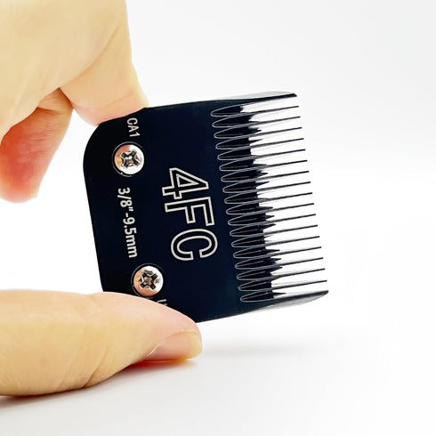 Detachable Steel Pet Dog Clipper Blades, Size-4F, Compatible with Andis Cut Length 3/8"...