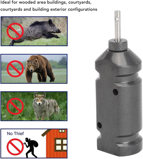 360 Degree Coverage Trip Wire Alarm Device for Camping Security, Early Warning Security System with Reusable Design...