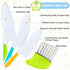 4 Pcs Kids Knife Set, Nylon Kitchen Knife with Crinkle Cutter, Serrated Edges Plastic Toddler Chef Knife for Real Cooking & Cutting Fruit Bread...