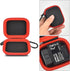 Car and Auto Mini Carry Case Compatible with BlueDriver Bluetooth Pro OBDII OBD2 Scan Tool Monitor for iPhone & Android (Black+Red Zipper)...