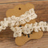 Beige Stretch Lace Trim Elastic-Frilly Trim for Socks-Gathered Crocheted Lace DIY Craft Ribbon (5Yards)...
