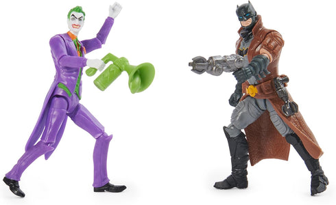 DC Comics, Batman, Team Up 4-Pack (Amazon Exclusive), Batman, The Joker, Robin, Nightwing 4-inch Action Figures, Super Hero Kids Toys for Boys & G...