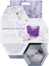 True Zoo Jumbo Iced Out Diamond Ice Tray, Silicone Mold and Ice Cube Tray for Cocktails, Makes 4 Ice Cubes, Grey, Set of 1...