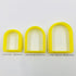 Set of 3 Arch Clay Cutter Set, Cookie Cutter, 3D Polymer Clay Cutter...