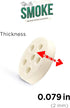 5 Ceram 0.315" (8mm) Small Screens...
