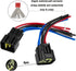 6 Pin Waterproof Connector,Waterproof Electrical Car Auto Wire Connector,16AWG Male Female Quick Disconnect Wire Connectors for Car Truck Motorcyc...