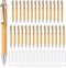 Fainne Bamboo Pens Bulk Wood Natural Engraving Retractable Bamboo Pen with Extra Black Ink Refills Ballpoint Pen Journaling Pen(30 Pcs)...