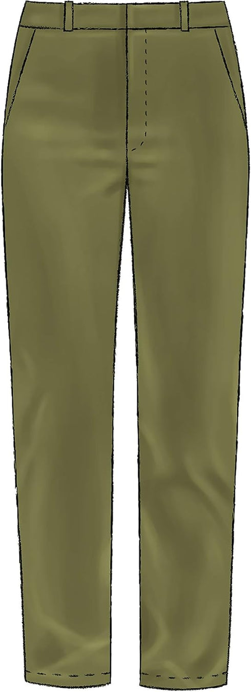 McCall Pattern Company McCall's Learn Men's Shorts, Straight, Slim Fit Pants Sewing Patterns, Sizes 30-36, White...