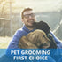 Stainless Steel Pet Dog & Cat Shedding Comb and Grooming Comb with Different Spaced Rounded Teeth,Wide Trimmer Comb. Silver...