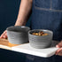 UNICASA Ramekin Set of 2, 8 oz Creme Brulee Ramekins, Oven Safe Baking Set for Custard, Pudding, Souffle Cups, Reactive Gray...