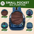 ECO CHIC Hiking Lightweight Packable Backpack - Foldable Daypack for Travel & Hiking & Outdoor Adventures - Waterproof Backpack from Recycled Mate...