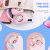 QearFun 7 Colors LED Light Up 3D Cat Headphones Bluetooth, Foldable Cat Ear Wireless On Ear Earphones Gaming Headset with Mic & 3.5mm Jack, Gifts ...