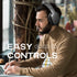 iJoy Ultra Wireless Headphones with Microphone- Rechargeable Over Ear Wireless Bluetooth Headphones with 10Hr Playtime, SD Slot, Backup Wire- Soft...
