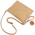YIKOEE Straw Purse for Women Summer Beach Woven Bag With PomPom...