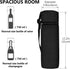 Aosbos Insulated Wine Bag Water Bottle Carrier Portable Wine Cooler Bag Padded Protection Tote Bag with Shoulder Strap for Travel Picnic Purse...