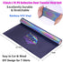 Reflective Heat Transfer Vinyl Reflective Rainbow HTV Rolls Pack 12 Inch x 7 Feet Iron on Vinyl for T-Shirts DIY Design, Silhouette Cameo Heat Pre...