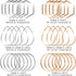 Earrings Beading Hoop for Jewelry Making, Earrings Findings Hoops Earring Charms Open Bezel Pendant Frame for DIY Craft,Earring Necklace,Crafts Su...