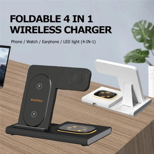 3 in 1 Wireless Charger for iPhone, Wireless Charging Station for Apple Devices, Wireless Charger for iPhone 15 14 13 12 11 X Pro Max & Apple Watc...