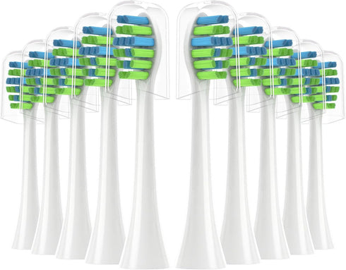 Replacement Toothbrush Heads 10 Pack Compatible with 7am2m AM101/AM105 Electric Toothbrush,White...