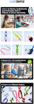 10x Multipack | Earbuds with Microphone, for Schools, Classroom, Libraries, Museums, etc., Wired in-Ear Earphones with Mic for Kids, Teenagers & A...